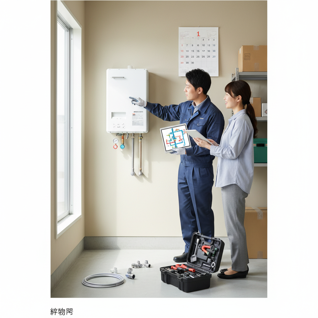 富里市で給湯器交換を成功させるための重要ポイントに関する画像
