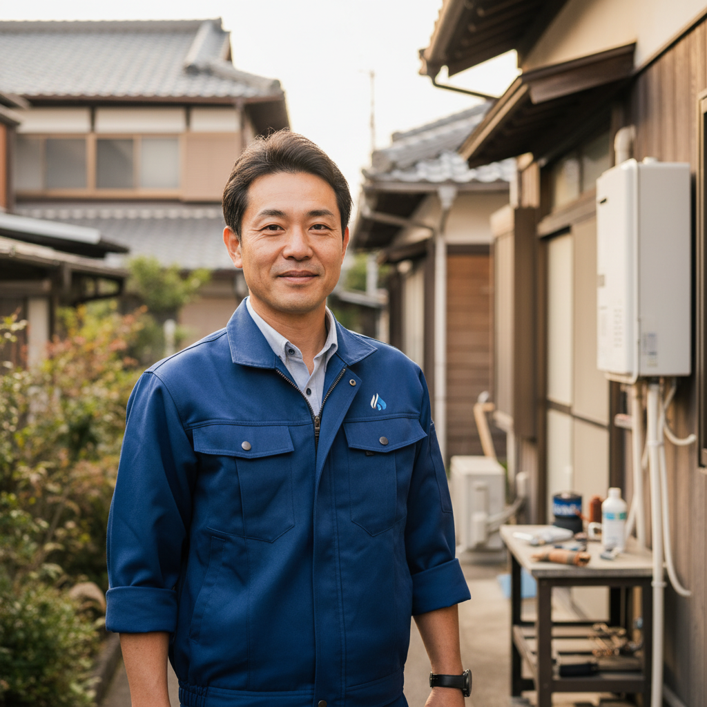 飯能の給湯器・ボイラー専門の職人