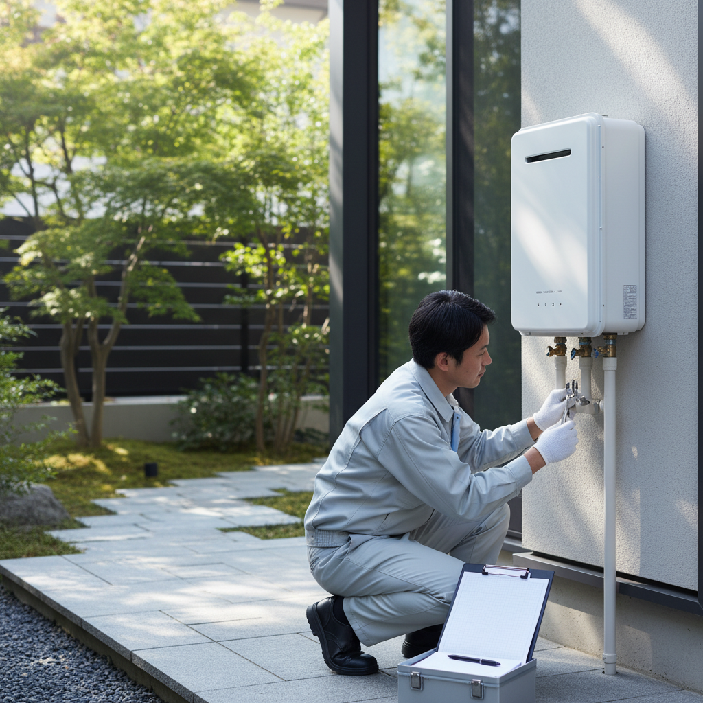 給湯器本体と工事費を含めた費用の目安に関する画像