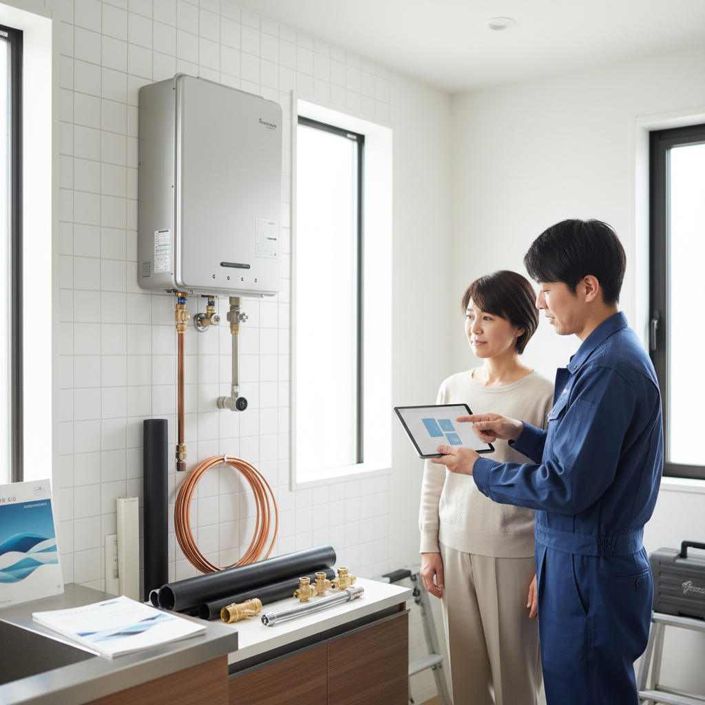 給湯器の種類別交換費用に関する画像