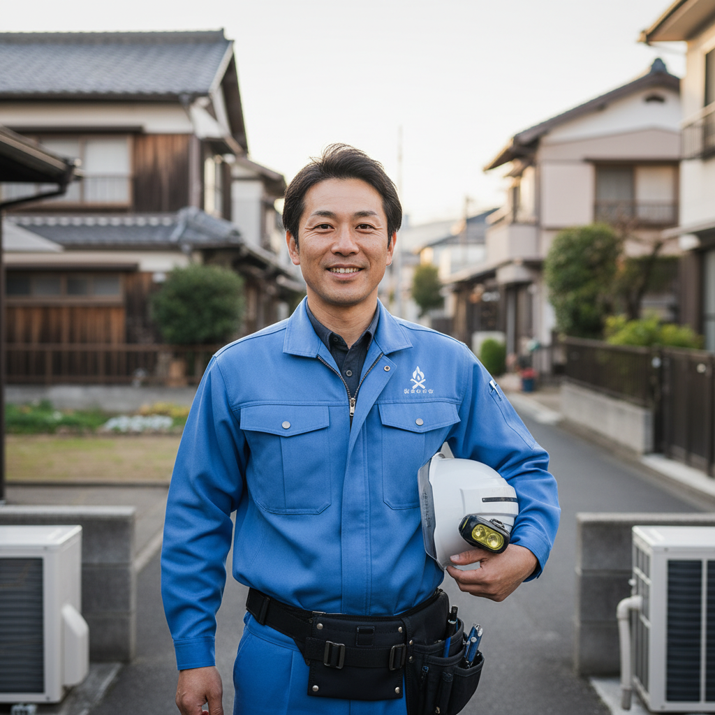 中央区の給湯器・ボイラー専門の職人