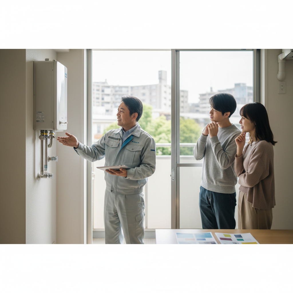 給湯器の交換はどこに頼めばいいですか？に関する画像