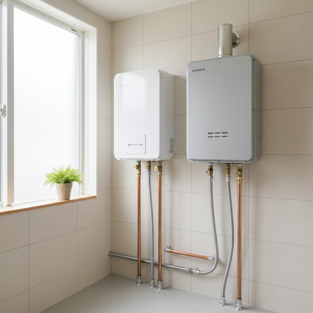 給湯器はリンナイとノーリツのどちらが良いですか？に関する画像