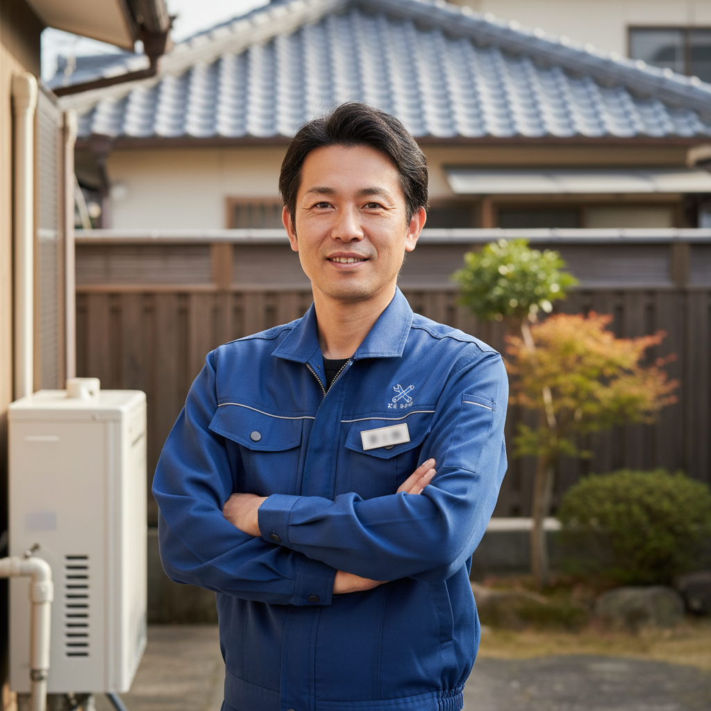 新宿の給湯器・ボイラー専門の職人
