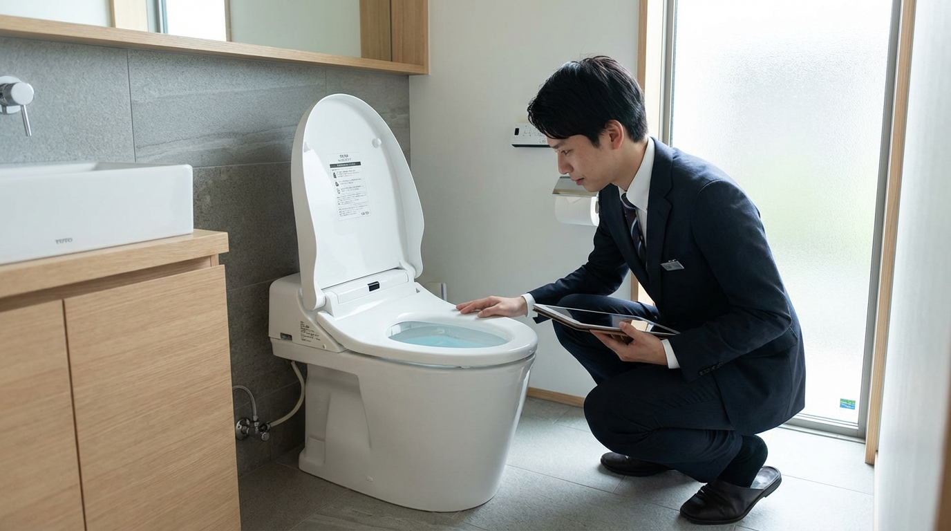 トイレつまりが起きたらまず何を確認すべきですか？に関する画像