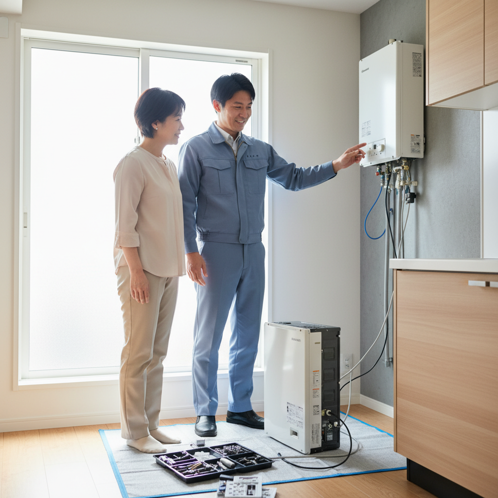 給湯器の交換はどこに頼めばいいですか？に関する画像