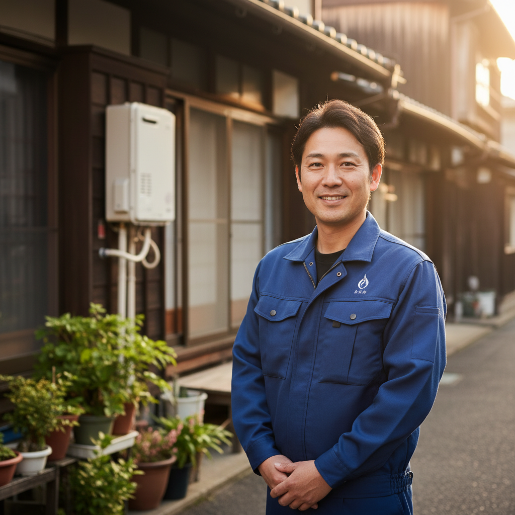 台東区の給湯器・ボイラー専門の職人