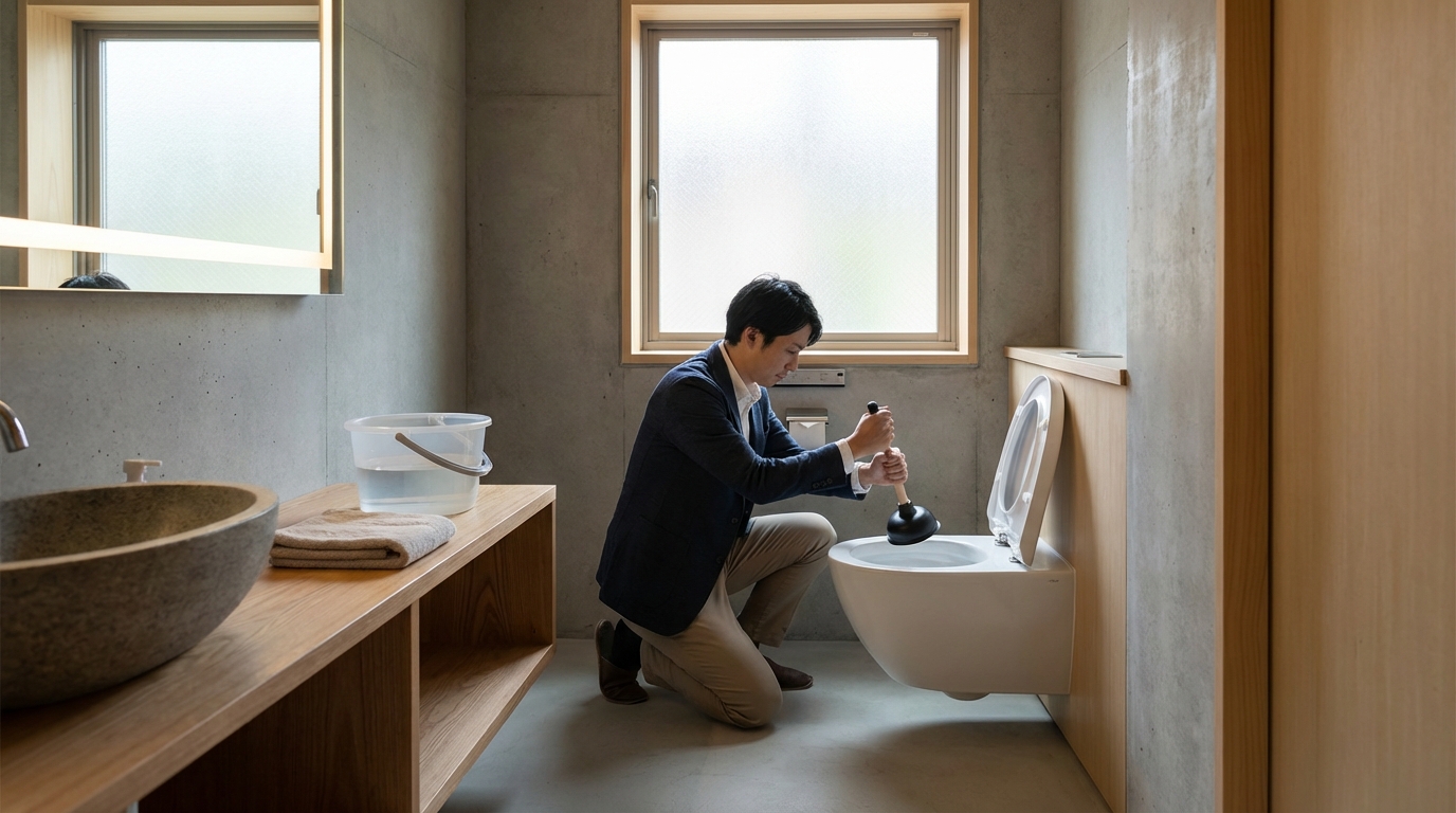 自分でできるトイレつまりの解消方法とは？に関する画像
