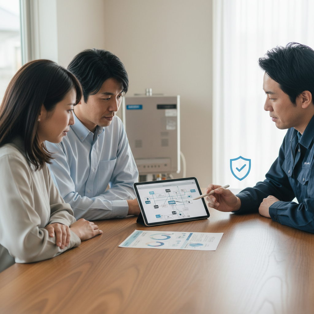 見積もり時の確認事項と保証内容に関する画像