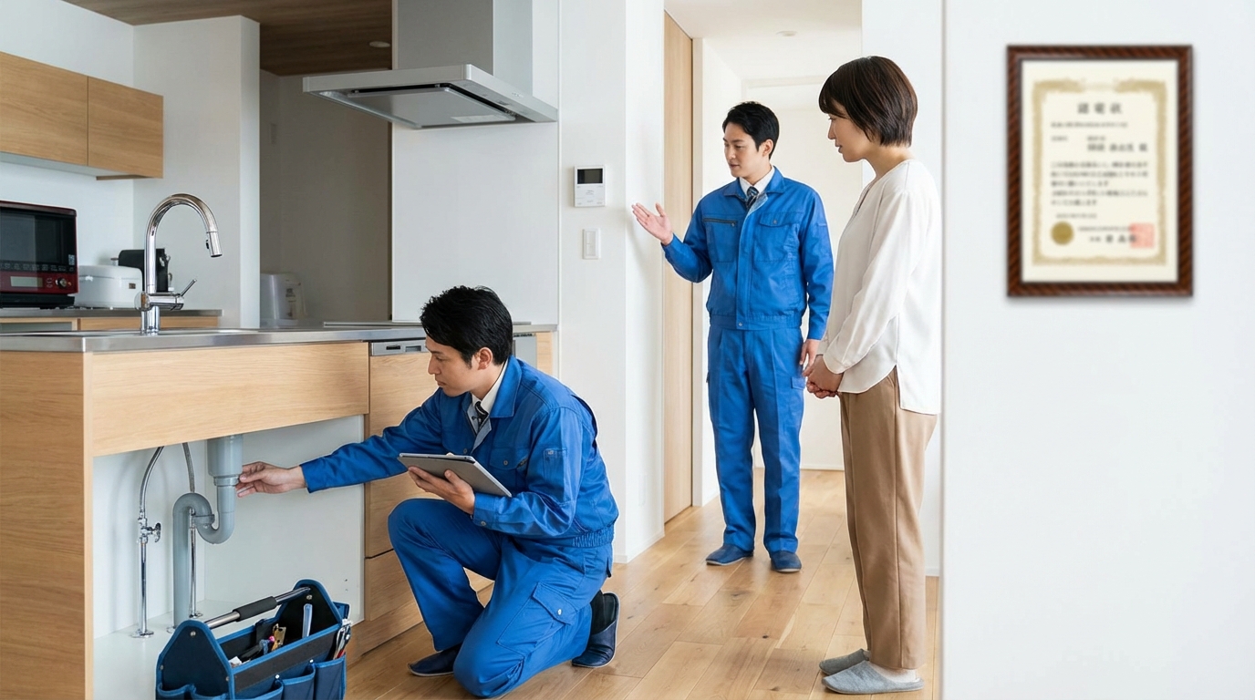 水道局指定工事店とはに関する画像