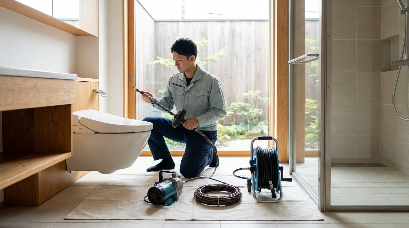 真庭市でのトイレつまり修理修理料金に関する画像