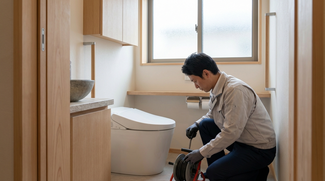 浅口郡 里庄町でのトイレつまり修理修理料金に関する画像