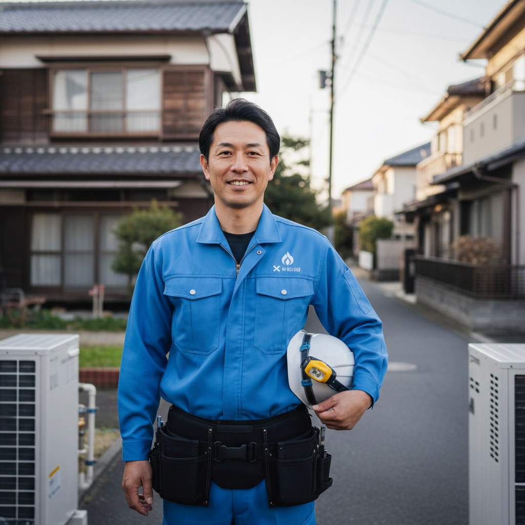 品川の給湯器・ボイラー専門の職人