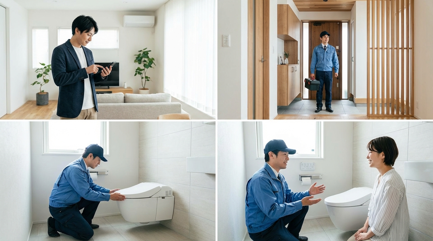 ご依頼から修理完了までの流れに関する画像