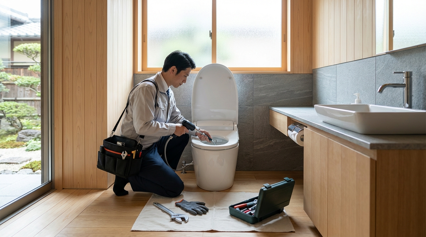 早島町でのトイレつまり修理修理料金に関する画像