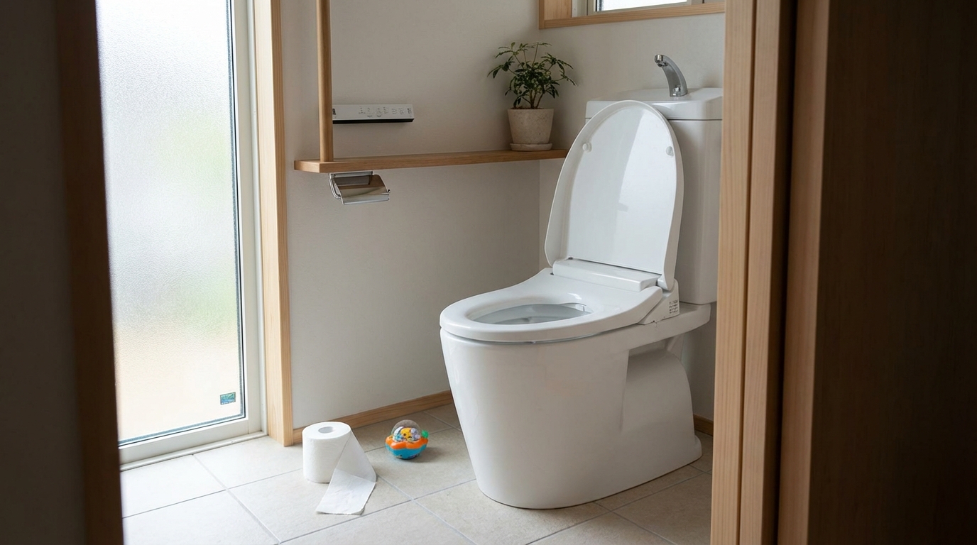 高梁市で最も多いトイレつまり修理のご相談内容に関する画像