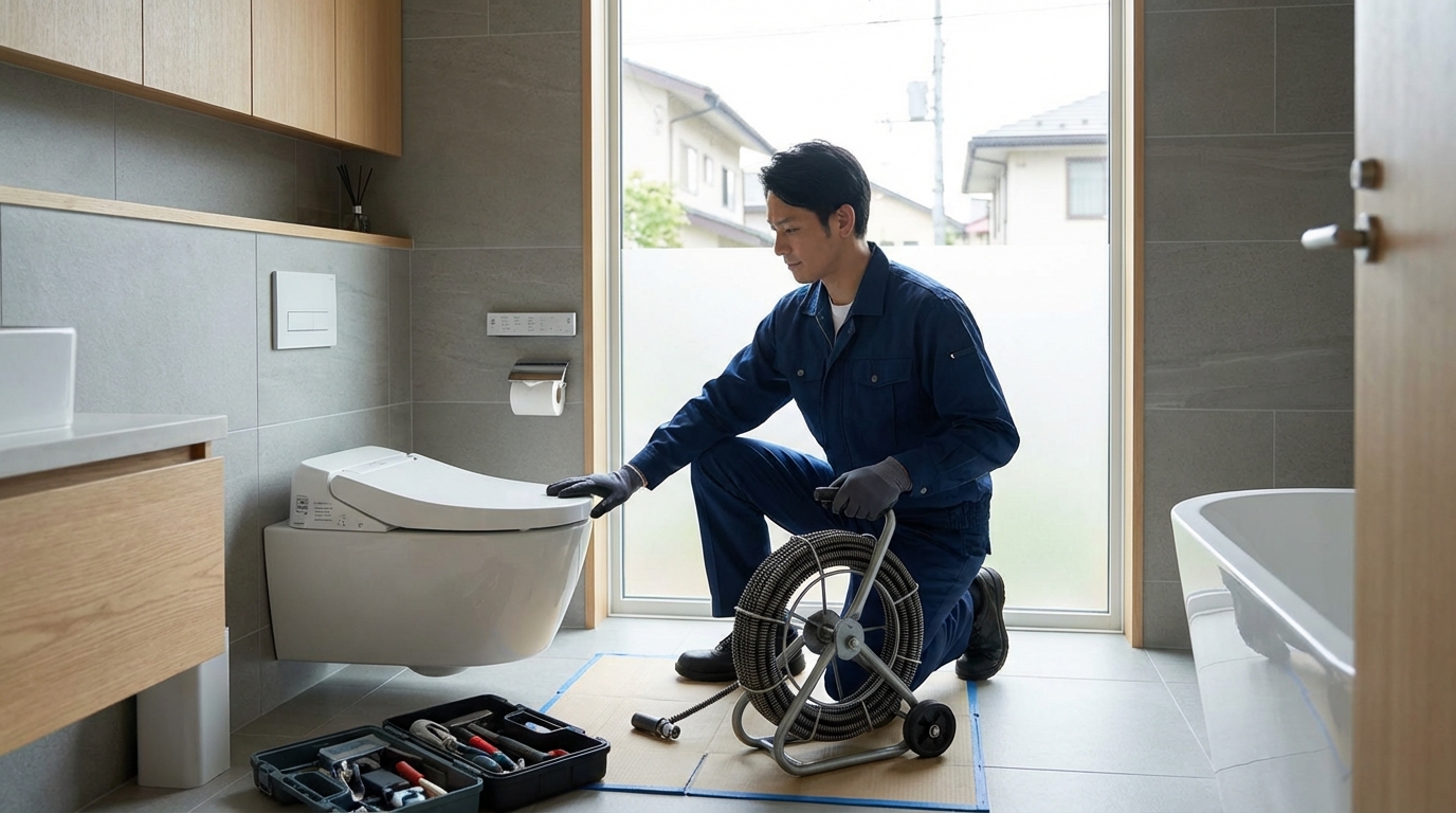 普代村でのトイレつまり修理修理料金に関する画像