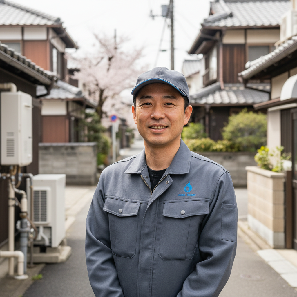 目黒の給湯器・ボイラー専門の職人