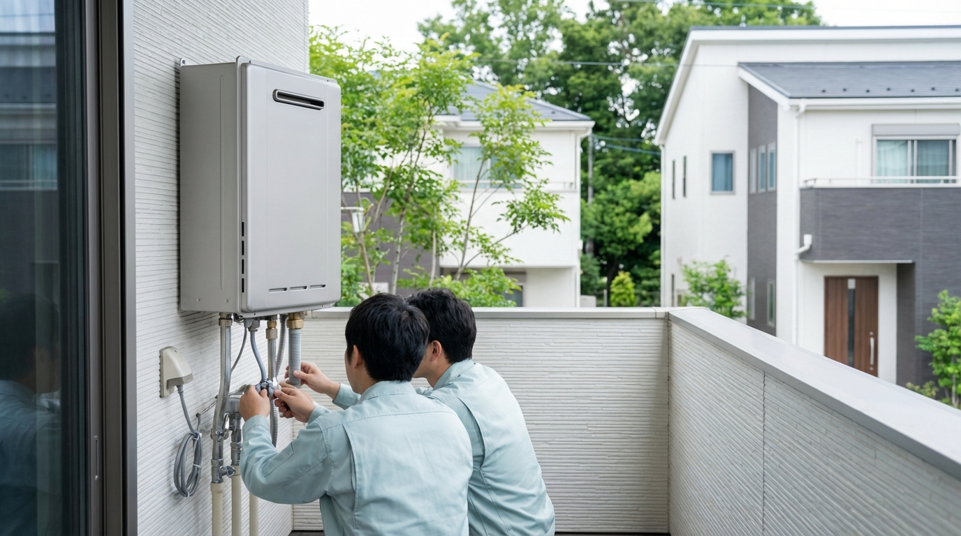 給湯器の交換費用は平均していくらですか？千葉県柏市の相場に関する画像