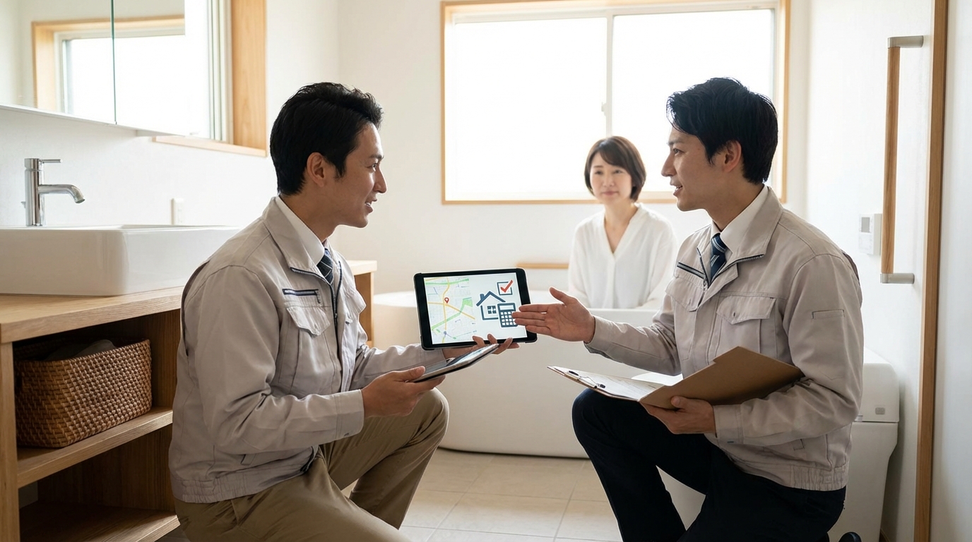 見積り無料・出張費無料のご案内に関する画像