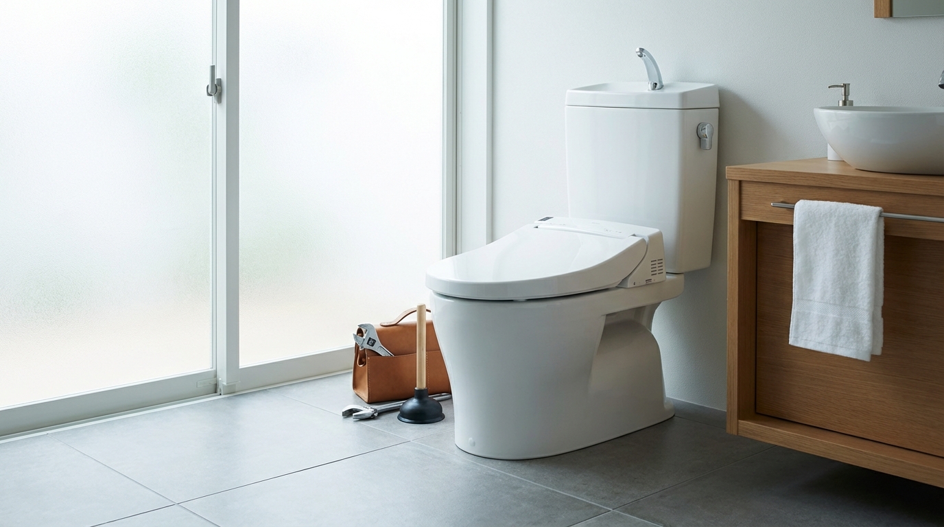 矢巾町でのトイレつまり修理修理料金に関する画像