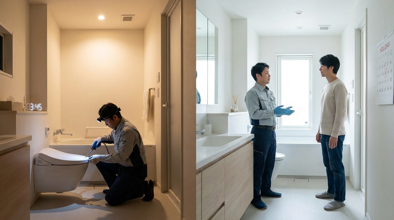 深夜・早朝・休日の緊急対応についてに関する画像