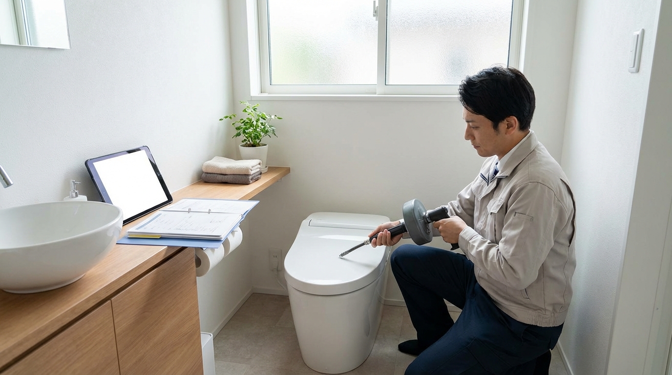 遠野市でのトイレつまり修理修理料金に関する画像