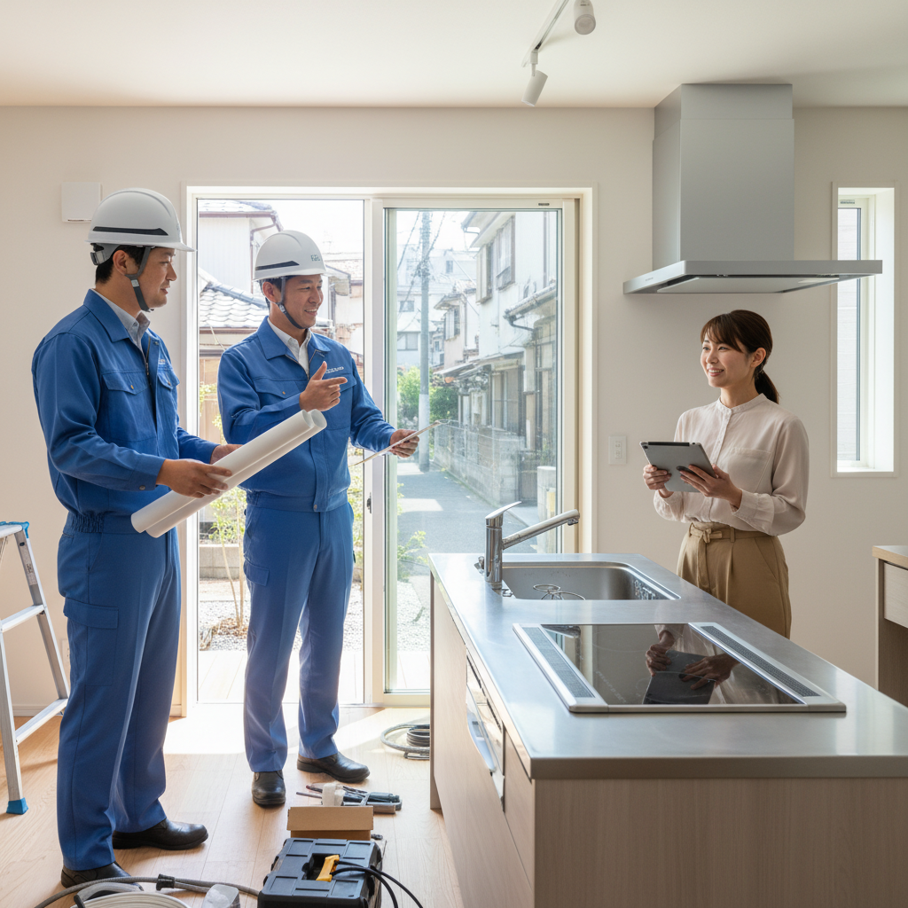 地元のガス店やリフォーム会社（トーカンリビング株式会社など）に関する画像