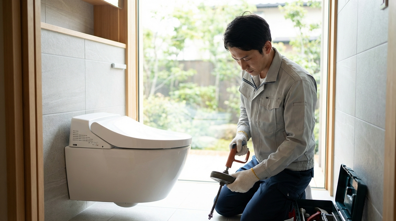 鬼北町でのトイレつまり修理修理料金に関する画像