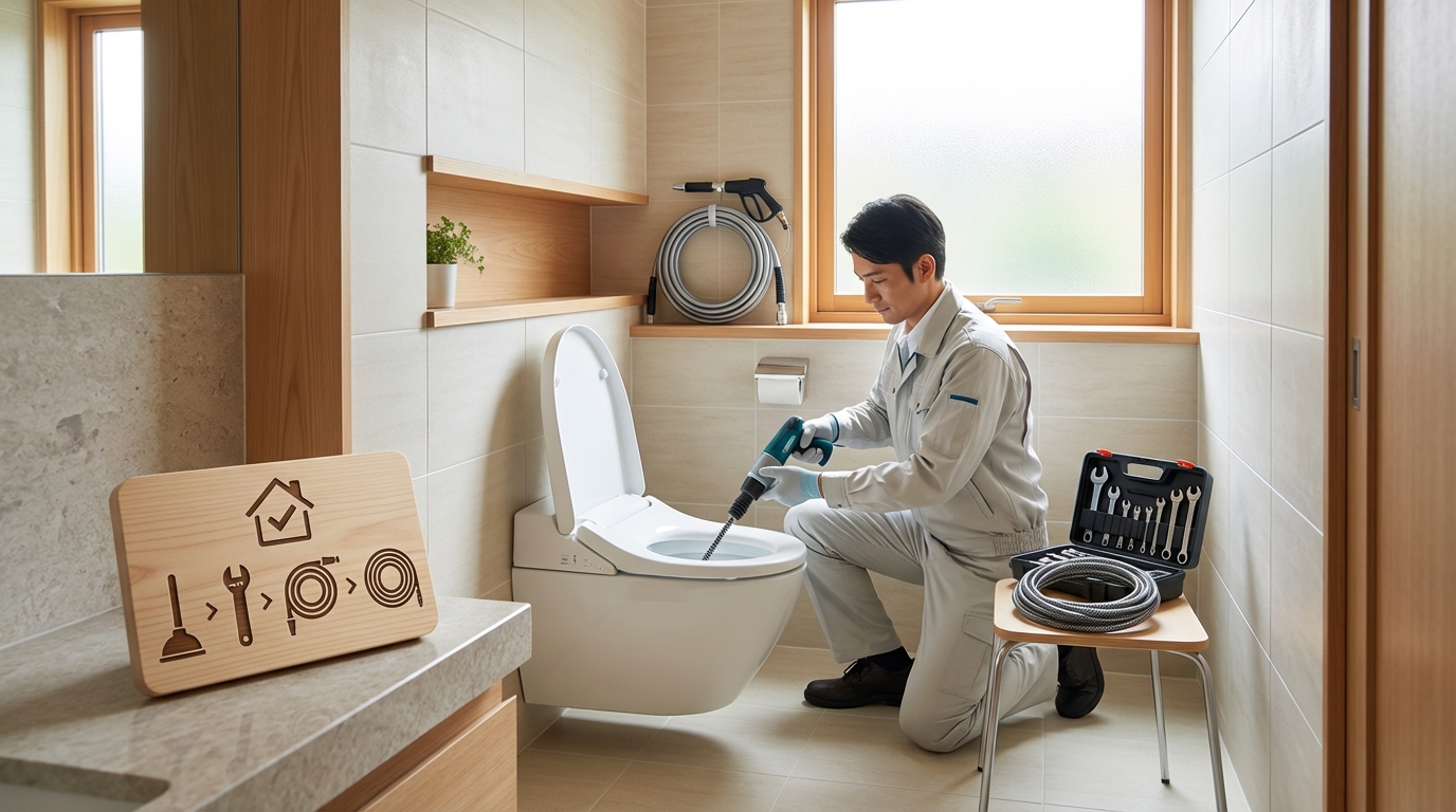 松山市でのトイレつまり修理修理料金に関する画像