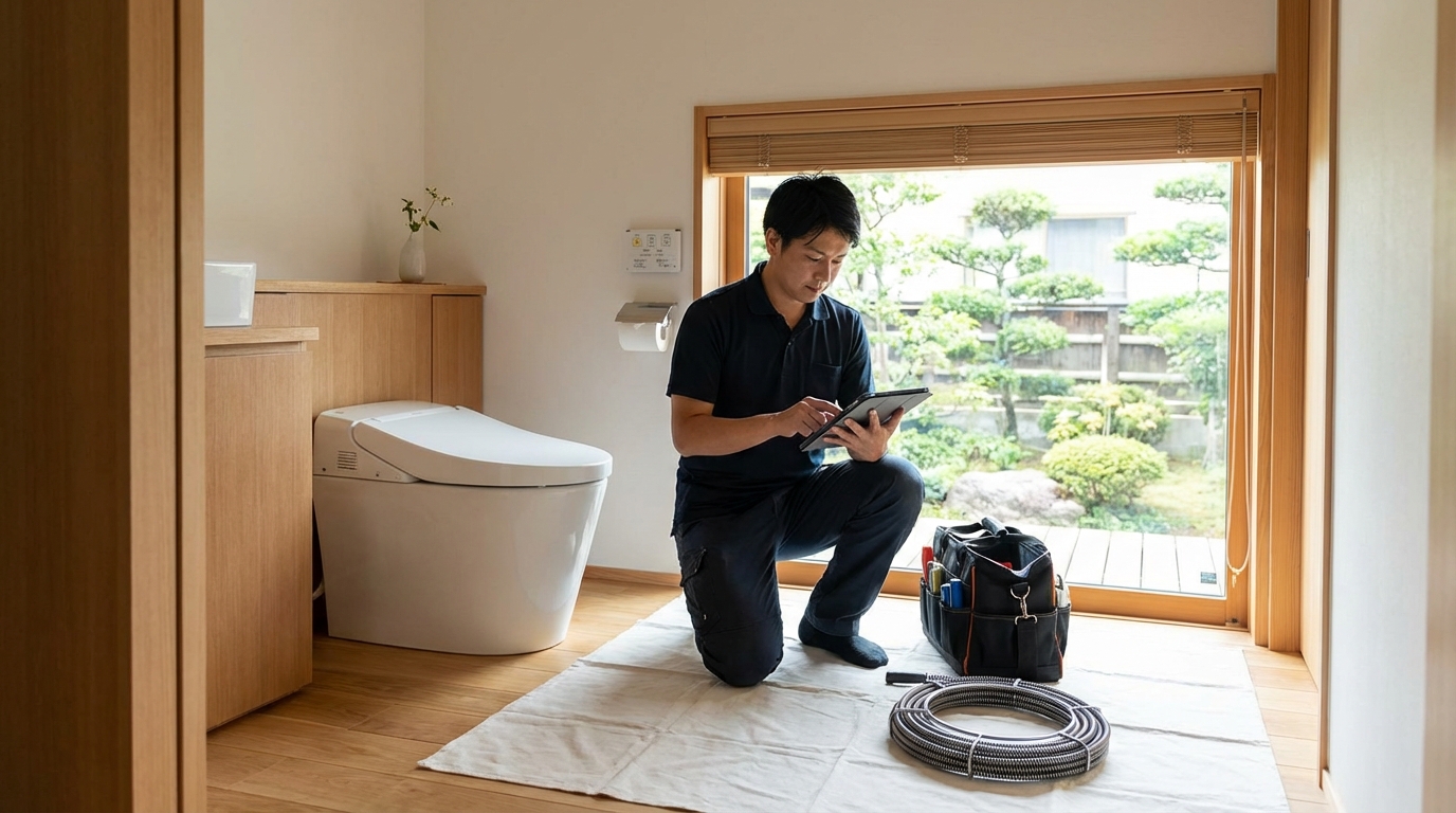 北名古屋市でのトイレつまり修理修理料金に関する画像