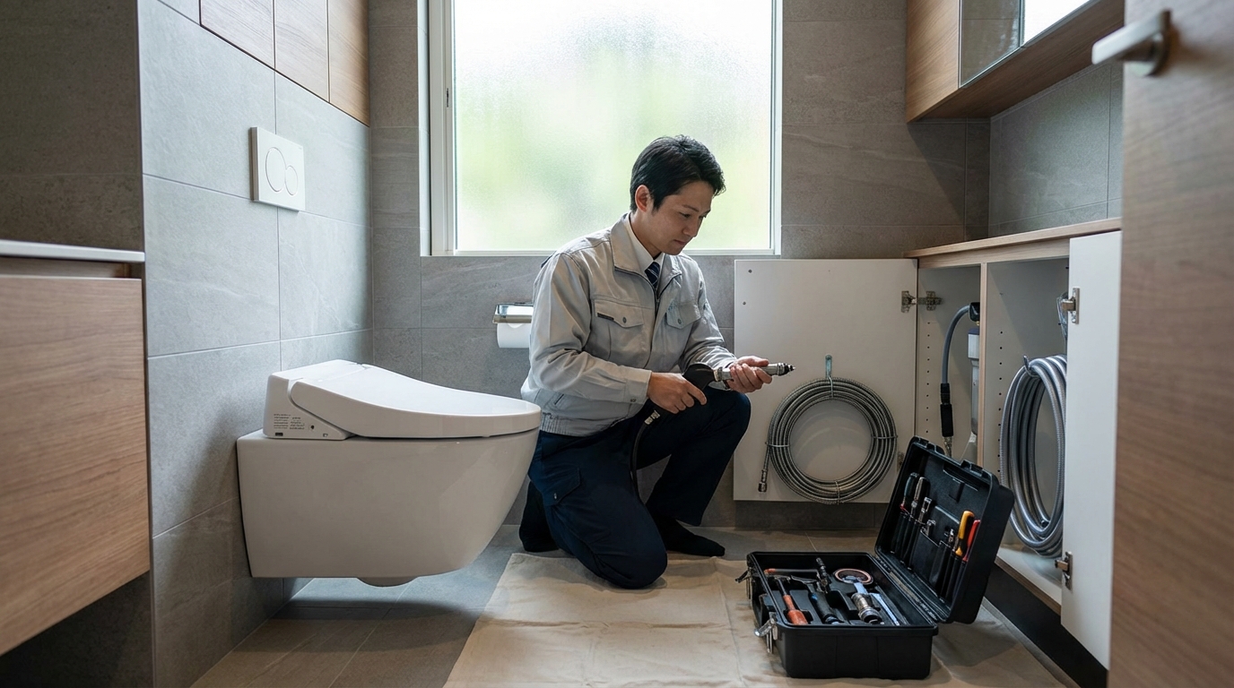 名古屋市中村区でのトイレつまり修理修理料金に関する画像