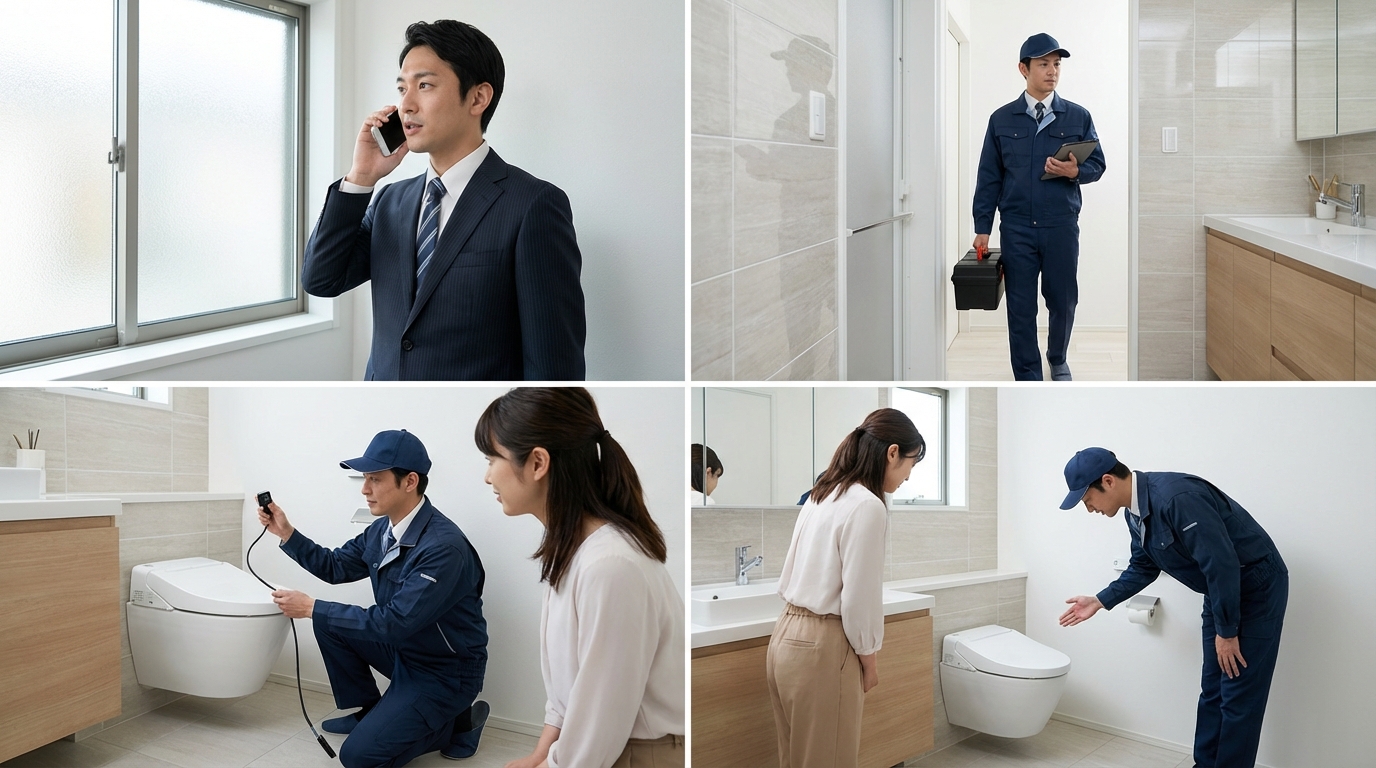 ご依頼から修理完了までの流れに関する画像