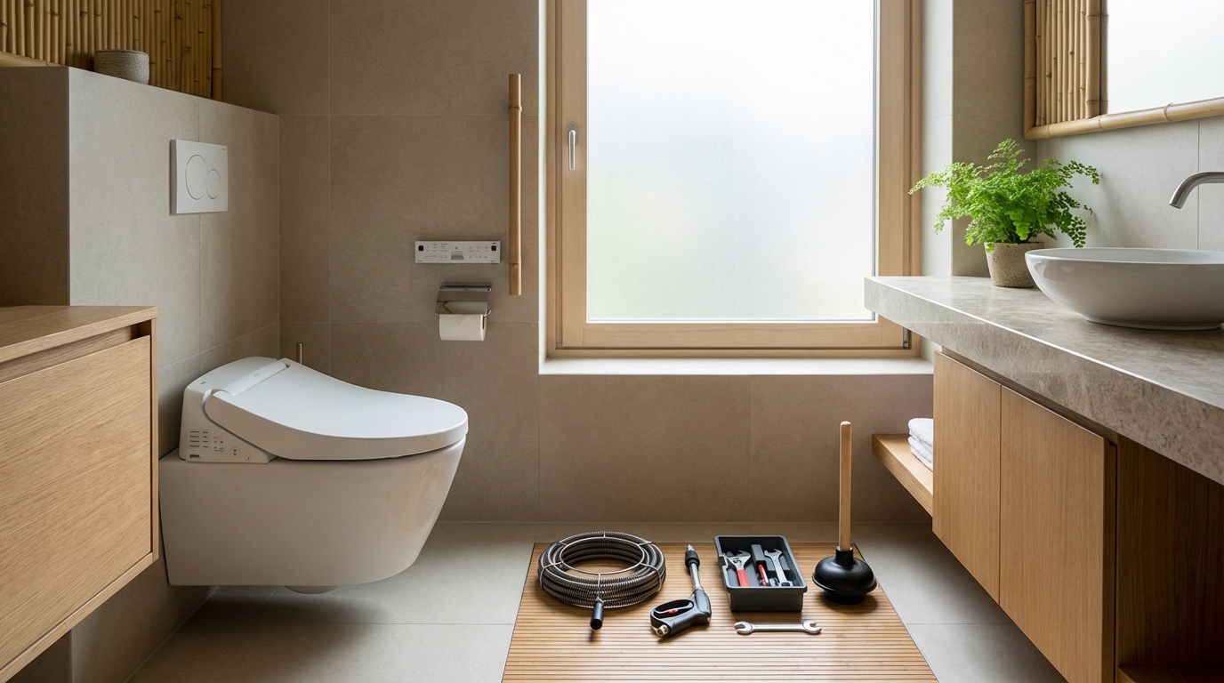 名古屋市 名東区でのトイレつまり修理修理料金に関する画像