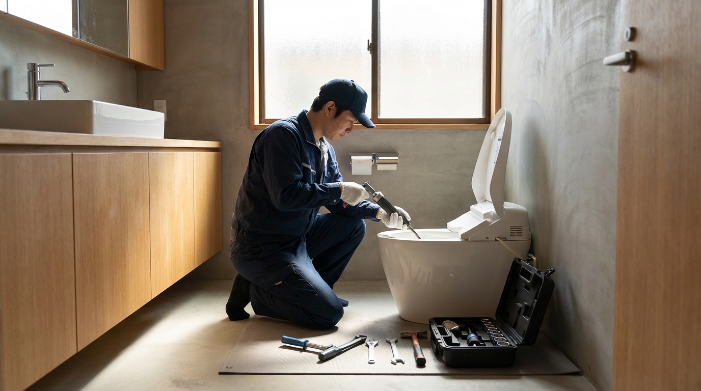 名古屋市熱田区でのトイレつまり修理修理料金に関する画像