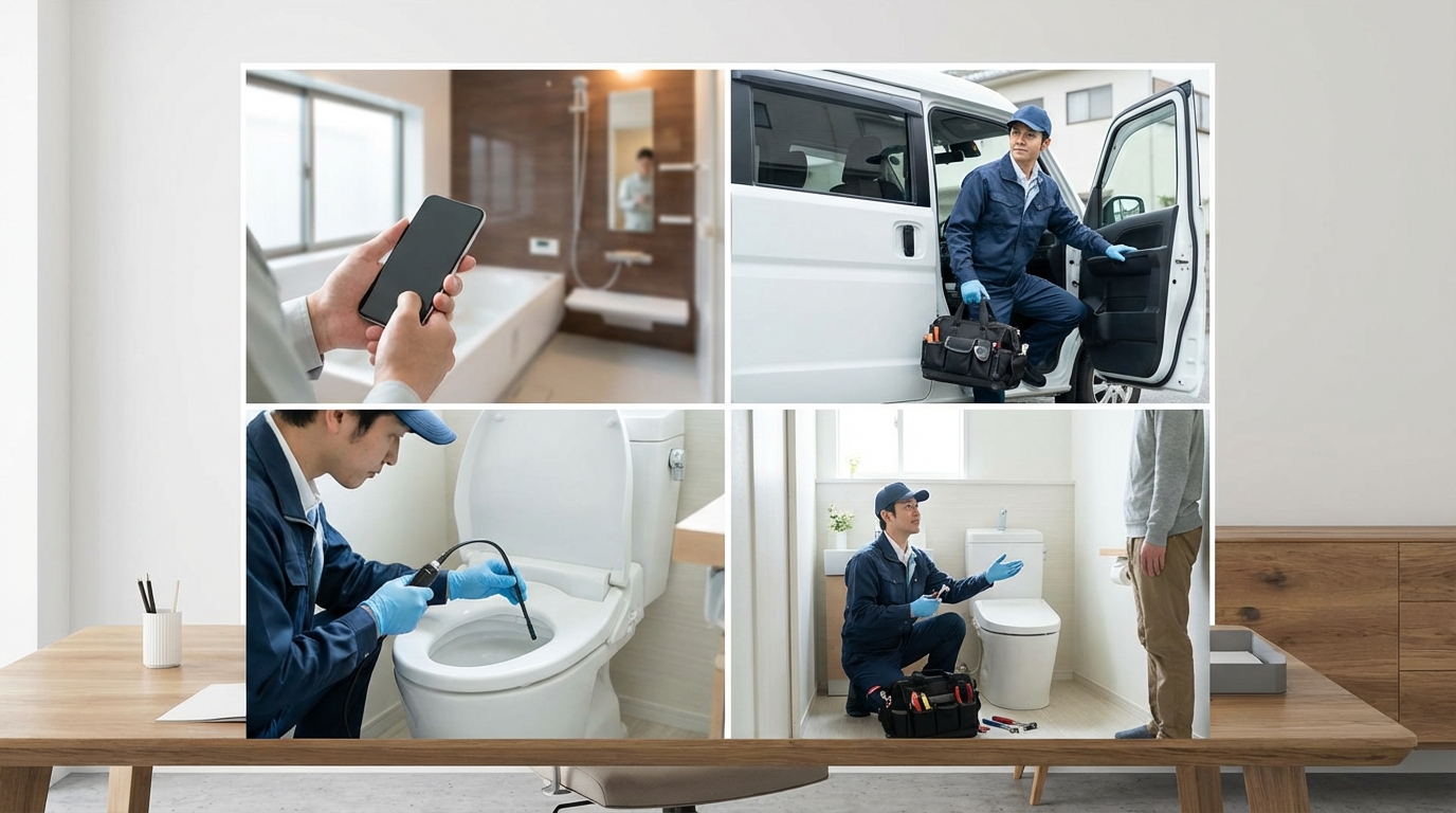 ご依頼から修理完了までの流れに関する画像