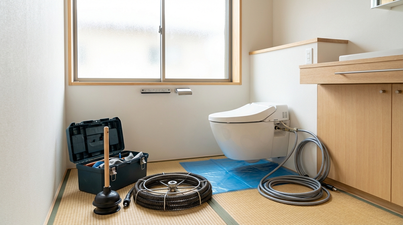 半田市でのトイレつまり修理修理料金に関する画像