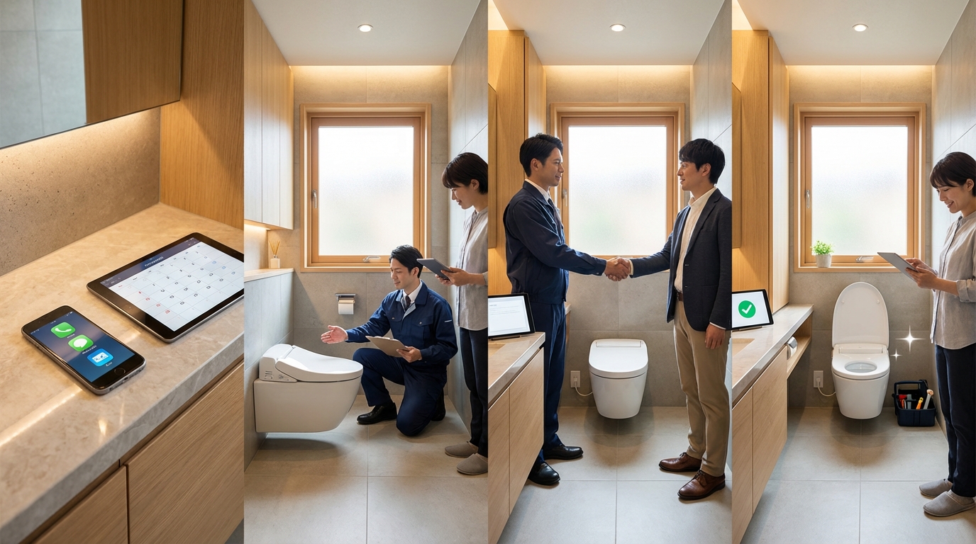 ご依頼から修理完了までの流れに関する画像