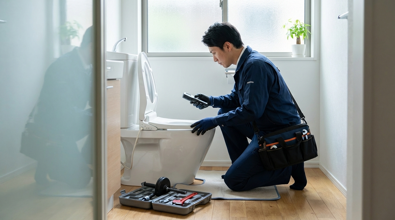 瀬戸市でのトイレつまり修理修理料金に関する画像