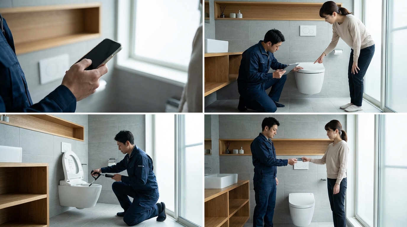 ご依頼から修理完了までの流れに関する画像