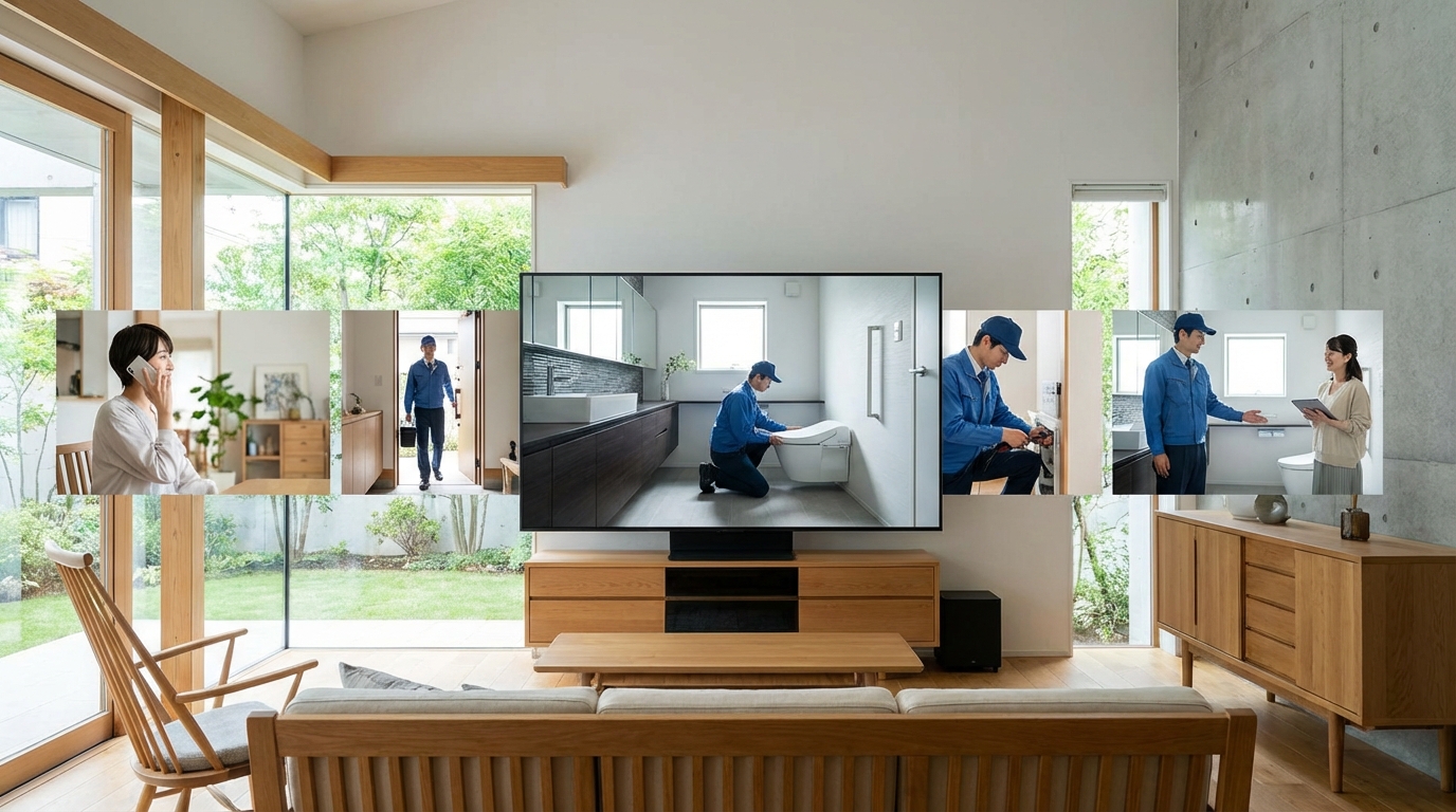 ご依頼から修理完了までの流れに関する画像