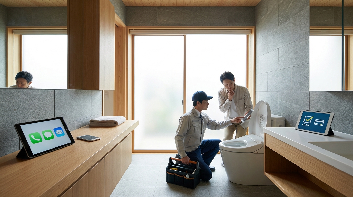 ご依頼から修理完了までの流れに関する画像