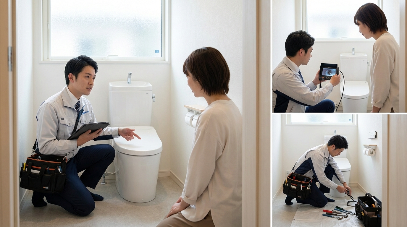 ご依頼から修理完了までの流れに関する画像