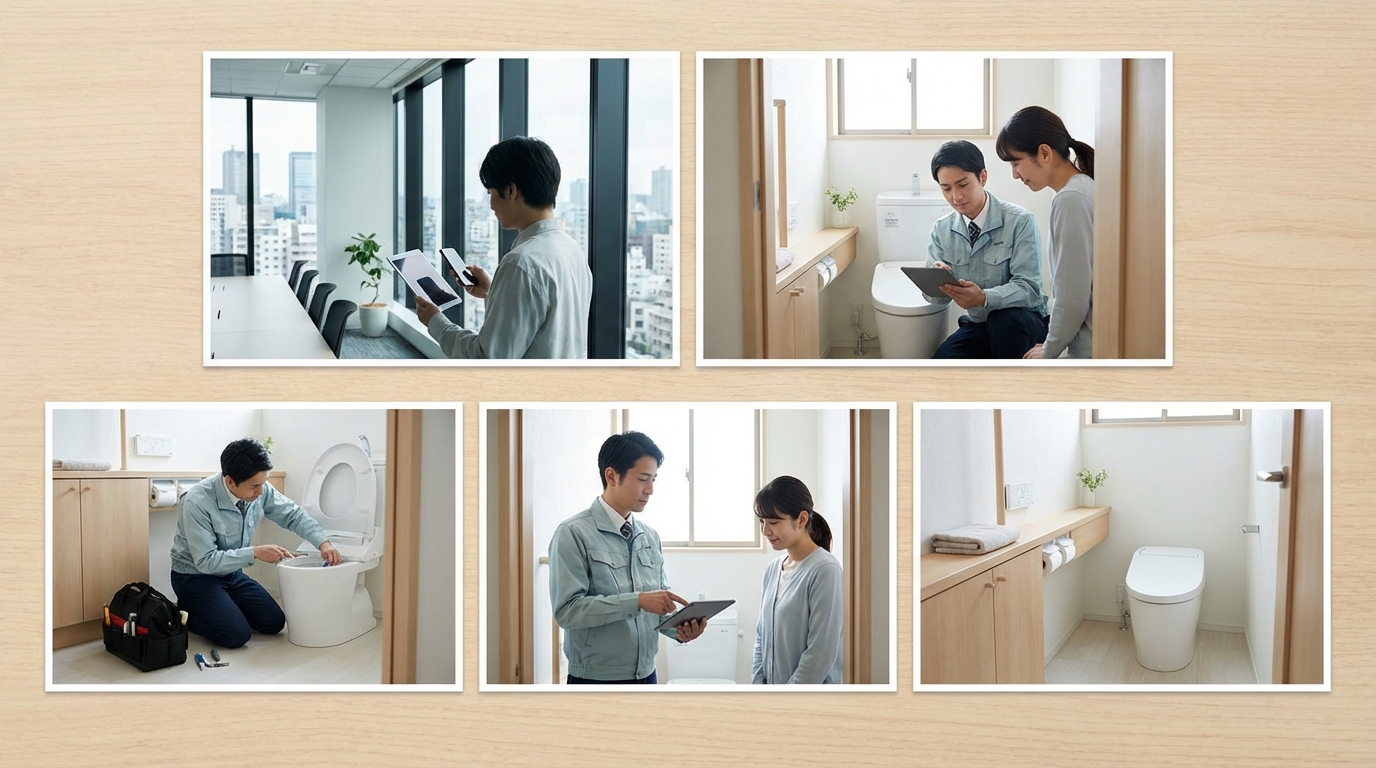 ご依頼から修理完了までの流れに関する画像