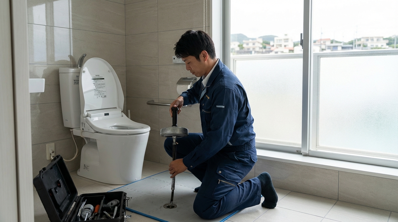 与那国町でのトイレつまり修理修理料金に関する画像