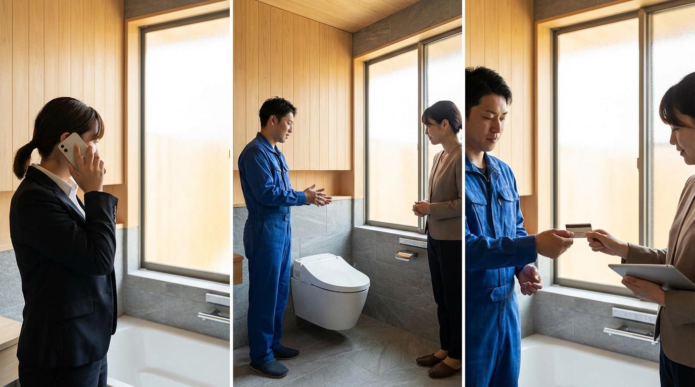 ご依頼から修理完了までの流れに関する画像