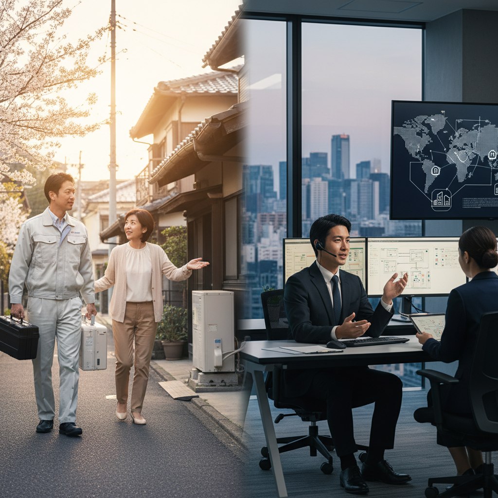 地元業者と大手業者の特徴と選び分けに関する画像