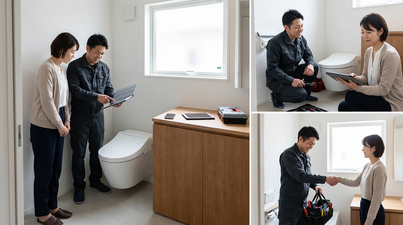 ご依頼から修理完了までの流れに関する画像