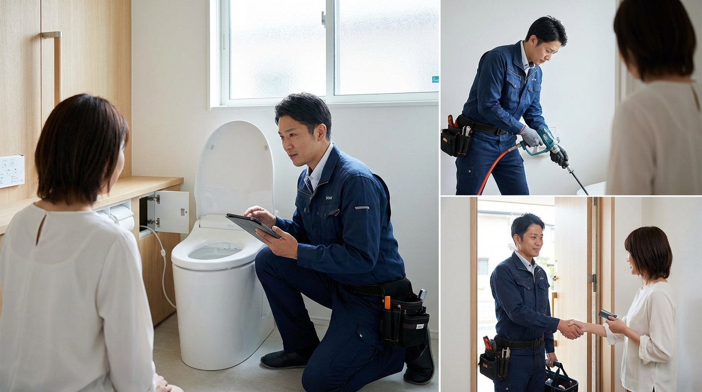 ご依頼から修理完了までの流れに関する画像