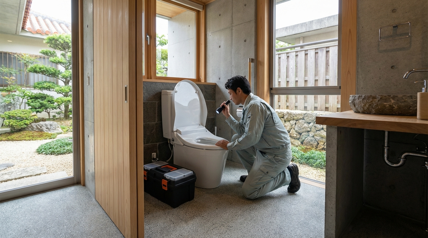 国頭郡 金武町でのトイレつまり修理修理料金に関する画像